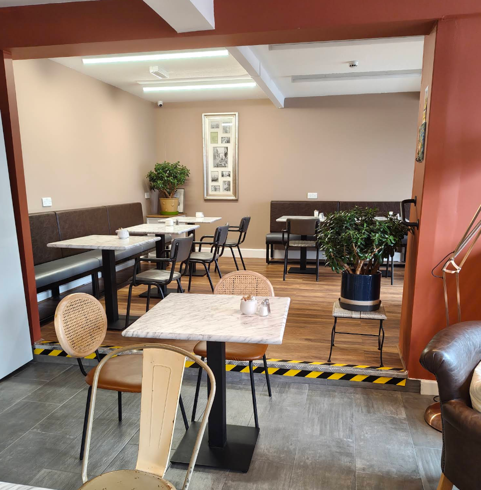 The cosy dining room at Joseph's Cafeteria