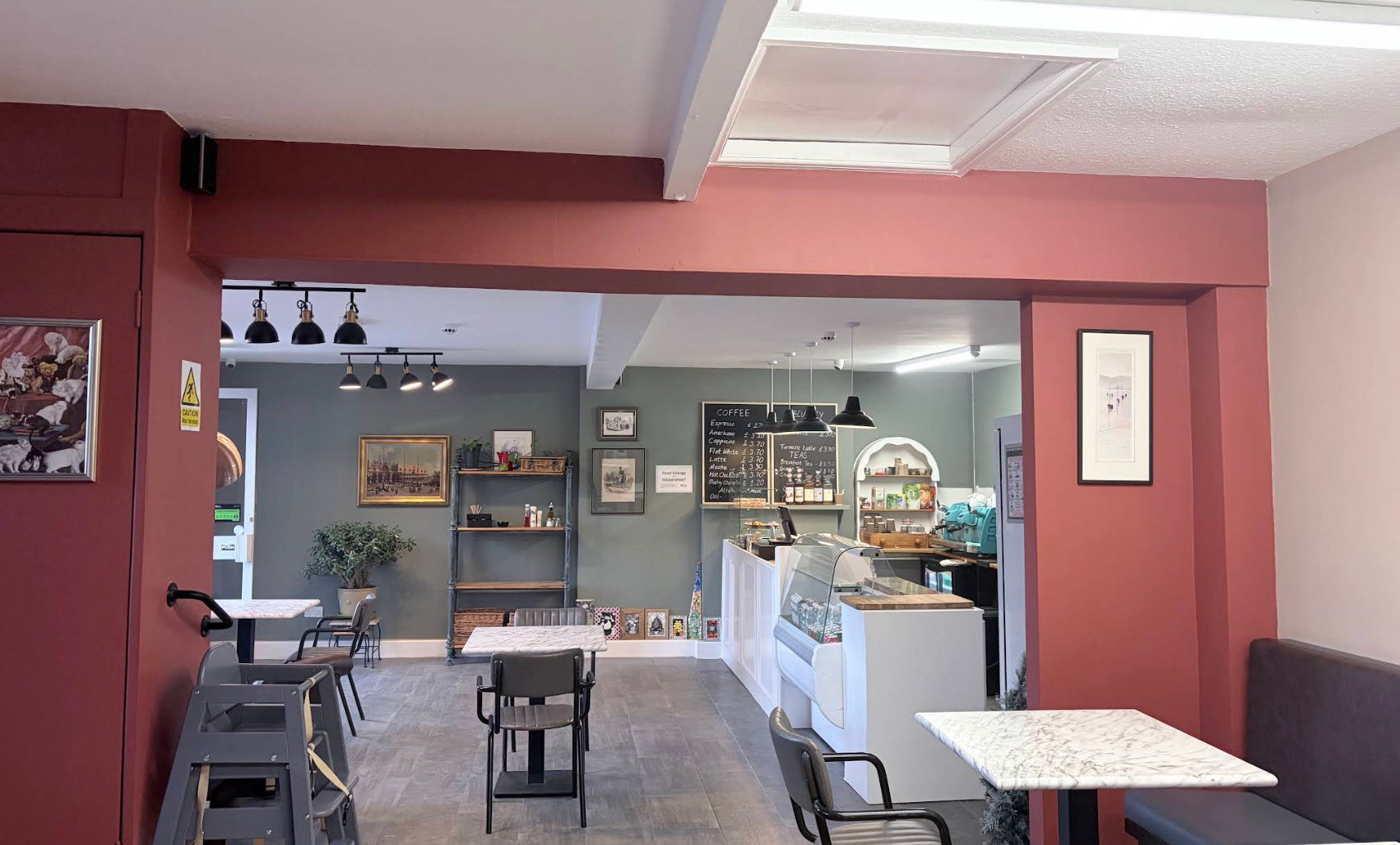 Inside Joseph's Cafeteria